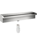 Schwalldusche Wasserfall Wasserspiel Teich Pool Fontäne Edelstahl mit/ohne LED