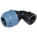 PP PE Klemmverbinder Winkel Innengewinde, PE Fitting für PE Rohr 16 bis 63mm