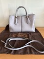 TOD's Handtasche Leder Hellblau Neuwertig