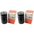 2x MAHLE / KNECHT Hydraulikfilter für Automatikgetriebe HC 9