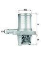 MAHLE ORIGINAL TI 40 89 Kühlwasserthermostat für RENAULT TWINGO I (C06) 89°C