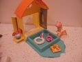 Peppas Schwimmbad Strandhütte Spielset Figur Tauchbrett Snacktablett Eis