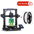 (Weiß Bundle) Anycubic Kobra 2 Pro 3D Drucker 500mm/s 10x schneller Fast Print