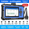 TOPDON AD600 Profi KFZ OBD2 Diagnosegerät Auto Scanner 8 Services CAN-FD 32GB DE