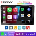 Carplay Autoradio 10 Zoll 2 DIN Android 13 4+64G GPS Navi RDS Bluetooth WIFI USB