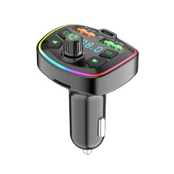 FM Transmitter Auto Bluetooth Kfz Radio Adapter mit Dual USB Ladegerät für Handy