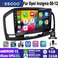 Android 13 CAM Autoradio GPS Navigation WIFI FM Für Opel Insignia 2009-2013 32G