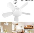 LED Deckenventilator Ventilator Lüfter mit Fernbedienung Deckenlampe 3 Farben