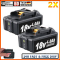 2x 18V Akku für Makita BL1860B 4.0 AH Li-ion mit LED BL1850B BL1840 BL1830