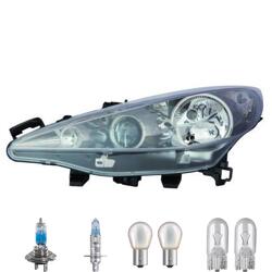 Scheinwerfer rechts inkl. Premium Lampen für Peugeot 207 CC WD_ mit LWR Motor
