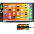 7" Doppel 2 Din Autoradio Stereo Touchscreen Bluetooth FM USB TF AUX MP5 Player