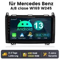 Autoradio Für Mercedes-Benz A/B Klasse/Vito W169 W639 W245 Android 13.0 Navi GPS