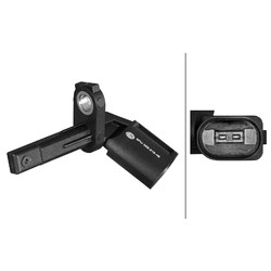1x ORIGINAL® Hella Sensor, Raddrehzahl Vorne, Hinten, Links, Rechts