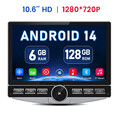 128G Für VW Passat B7 2010-2015 10.6" Autoradio Apply CarPlay Android 14 GPS BT
