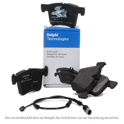 DELPHI Bremsbeläge + Sensor für VW SHARAN 7M GALAXY WGR SEAT ALHAMBRA 7V hinten