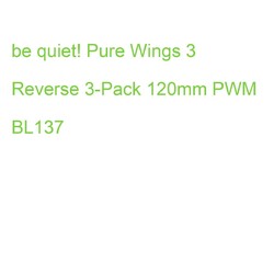 be quiet! Pure Wings 3 Reverse 3-Pack 120mm PWM BL137 (4260052193839)