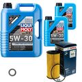 BOSCH Ölfilter 7L Liqui Moly Longtime High Tech 5W-30 für Hyundai KIA IX35 2.0