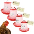 Futterautomat Hühner Küken Geflügel Futterspender Futtertrog 1,5 3 6 10 Kg