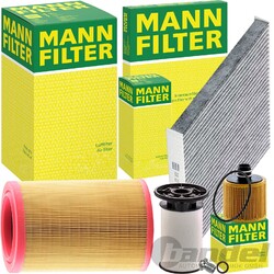 MANN FILTER INSPEKTIONSPAKET passend für 2.0 JTDM ALFA GIULIETTA 940/ 136-175 PS