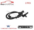 ABS SENSOR DREHZAHLFÜHLER PAAR FEBEST 16606-005 2PCS V FÜR MERCEDES-BENZ