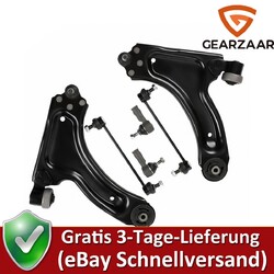 Querlenker Satz Vorne Passend für Opel Corsa C 6-tlg 6x Links und Rechts L+R