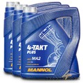 MANNOL 3x 4 L LITER 4-TAKT PLUS MOTORÖL MOTOREN-ÖL MOTOR-ÖL 50549204