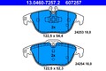 ATE Bremsbelagsatz Scheibenbremse 13.0460-7257.2 für KLASSE MERCEDES GLK X204