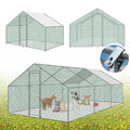2021 Hühnerstall Käfige Kleintierstall - Freilaufgehege mit PE Dach für Geflügel