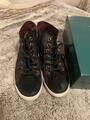 Damen SNEAKERS von Paul Green Gr 6/39 aus Leder Schwarz Glitzer