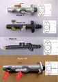 Pferdekutschenwagen Hauptbremszylinder Stil 1 - 2A - 3A - 4A - 5A