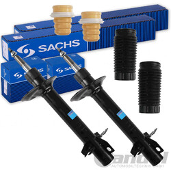 2x SACHS STOßDÄMPFER+SERVICE KIT VORNE passend für FIAT DUCATO PEUGEOT CITROEN