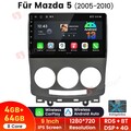 4+64GB 8-Kern Android 13 Autoradio Für Mazda 5 CR19 2005-2010 Carplay DSP GPS 4G