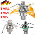 Messer Mixmesser Edelstahl für Vorwerk Thermomix Küchenmaschine TM5/21/31 DHL