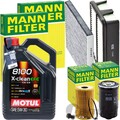MANN INSPEKTIONSPAKET+MOTUL EFE 5W-30 MOTORÖL passend für 1.7 CRDI HYUNDAI ix35