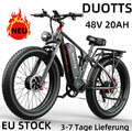 26 ZOLL DUOTTS S26 Elektrofahrrad 1500W 48V 20AH Off-road Mountain E-bike 55km/h