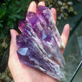 Natürliche Amethyst Cluster Quarz Stein Zepter Heilung Bergkristall Geode Druzy