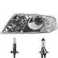 Scheinwerfer links für Skoda Octavia 1Z Bj. 04-08 inkl. Osram H7/H1 + Stellmotor