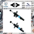 2x Sachs 313 673+313 671 Stoßdämpfer Links, Rechts für Peugeot 207 207 SW 207