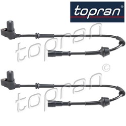 2x Sensor für Raddrehzahl topran 111078 2 Sensor Raddrehzahl links rechts