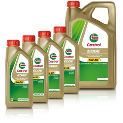 4x 1 L + 5 L = 9 LITER CASTROL EDGE 5W-30 M MOTOR-ÖL MOTOREN-ÖLDie Nr.1* für Autoteile: Top-Preis-Leistungs-Verhältnis