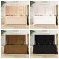 Truhe Massivholz Kiefer Auflagenbox Kissenbox Gartenbox Gartentruhe Aufbewahrung