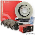 2x Brembo Bremsscheiben Ø330mm + Beläge Vorne passend für BMW 5 Touring F10 F11