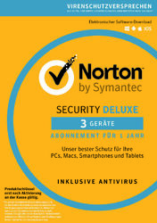 NORTON Security Deluxe 2024 3 Geräte 3 PC/Mac/Android 2023 Internet Security KEY5 MINUTEN VERSAND/ 1 JAHR / RECHNUNG MwSt / Nur Europa