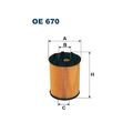 1x Ölfilter FILTRON OE 670 passend für CHRYSLER FIAT FORD OPEL SUZUKI