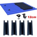 Solarpanel Befestigungssystem PV 12cm Halterung Alu Blechdach Montageschiene