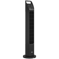 Turmventilator, 50W Standventilator mit 3 Modi, Fernbedienung, Schwarz