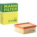 Luftfilter MANN-FILTER C 17 006 für FORD Fiesta Mk6 Schrägheck (JA8, JR8)