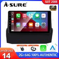DAB+ 64G Android 14 Autoradio Für Ford Fiesta MK6 2008-2016 Apple Carplay GPS FM