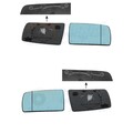 2X VAN WEZEL SPIEGELGLAS BEHEIZBAR BLAU LINKS+RECHTS passend für MERCEDES C-KLAS