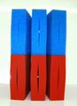 3/6/12 x Ersatzschwamm passend für Oase Biotec 10 blau, rot  geschlitzt Filter
